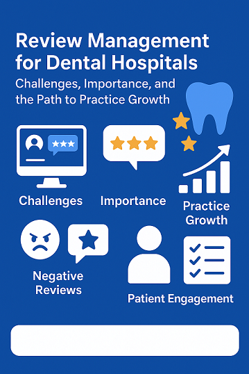 Review Management for Dental Hospitals  Challenges, Importance, and the Path to Practice Growth